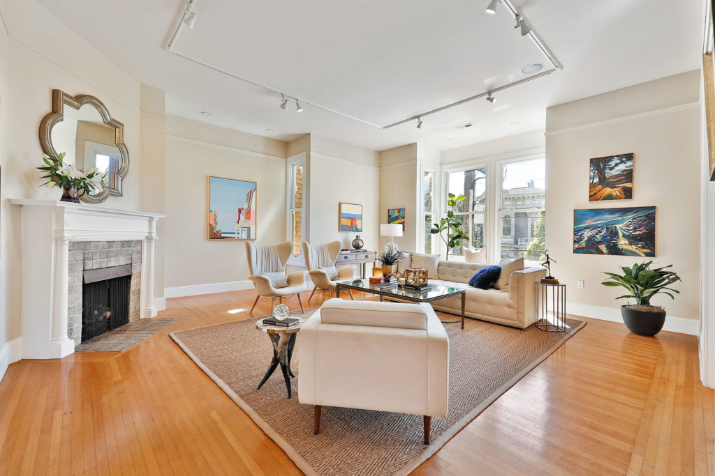 Stupendous Two-Level Victorian Condo – Pacific Heights — photo 1 of 28